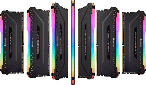 Pamięć Corsair Vengeance RGB PRO, DDR4, 32 GB, 2666MHz, CL16 (CMW32GX4M2A2666C16)