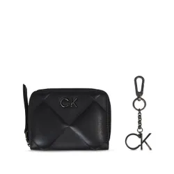 Подарочный набор Calvin Klein CK Quilt Wallet Md / Key Chain K60k611329 CK Black BAX