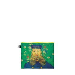 Trzy kosmetyczki z recyklingu Loqi Vincent van Gogh - Portrait of Joseph Roulin / Portrait of Madame Roulin / The Sower