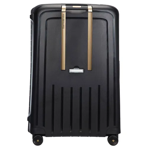 Mare XL Samsonite s ' cure DLX valiza - negru / aur delicios