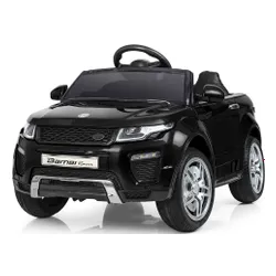 Samochód dla dziecka BAMBI RACER Land Rover Suv Jeep 1 osobowy Błyszczący Czarny