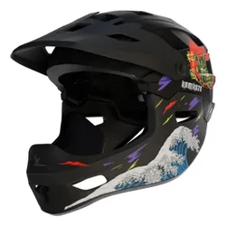 Kask KAMIKAZE Ronin Czarny Full Face (rozmiar S)