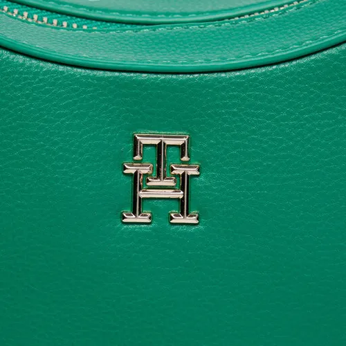 Geanta de mână Tommy Hilfiger Th Essential Sc Crossover Corp AW0AW16088 Verde