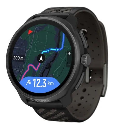 Zegarek sportowy Suunto Race 2 Titanium Black 49mm GPS Czarny-tytanowy