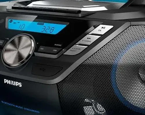 Radiomagnetofon Philips AZB798T/12 Bluetooth Czarny