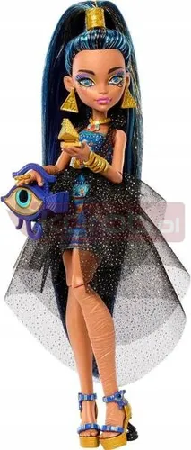 MONSTER BALL LALKA MONSTER HIGH CLEO DE NILE lalka w imprezowym stroju HNF70