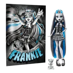 Monster High Lalka Reel Drama Hkn29 Frankie Stein