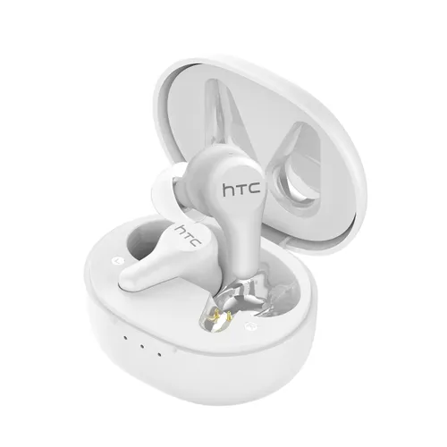 Słuchawki bezprzewodowe HTC Wireless Earbuds Plus Dokanałowe Bluetooth 5.0 Biały