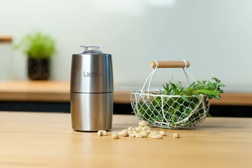 Elektryczny młynek do kawy Lauben Grinder 200ST - Moc 200W | Silnik miedziany | Stal nierdzewna #304 | Do kawy, orzechów i przypraw | Cichy 65dB | 50g