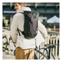 Plecak miejski Jack Wolfskin Helsinki Rolltop 18 l ultra black