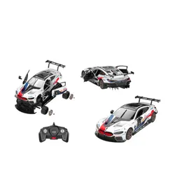 Zdalnie sterowany samochód COIL auto RC pilot BMW M8 GTE do samodzielnego montażu 1:18