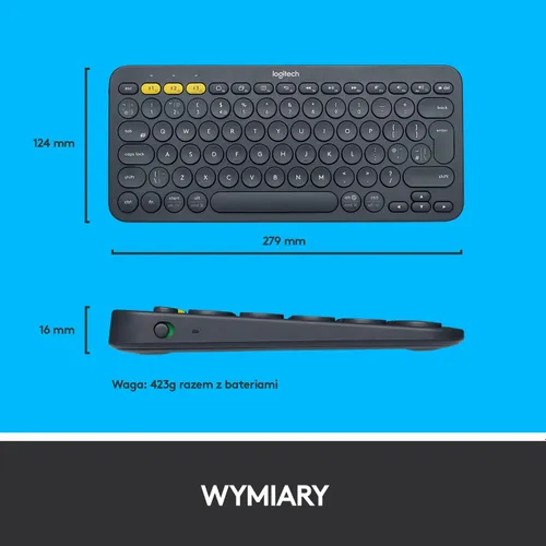 Klawiatura Logitech K380 - szary