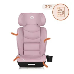Fotelik samochodowy LIONELO Neal i-Size 100-150 cm (15-36 kg) Różowy
