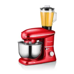 Robot kuchenny planetarny MOZANO Rob 02 1400W z blenderem kielichowym Czerwony