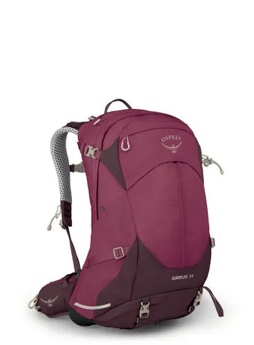 Plecak turystyczny damski Osprey Sirrus 34 - elderberry purple/chiru tan