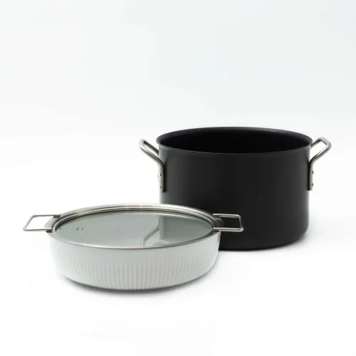 EVA TRIO 24 cm - pokrywka szklana ze stali nierdzewnej