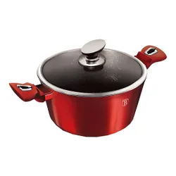 Zestaw garnków BERLINGER HAUS Metallic Line Burgundy BH/7046 (6 elementów)