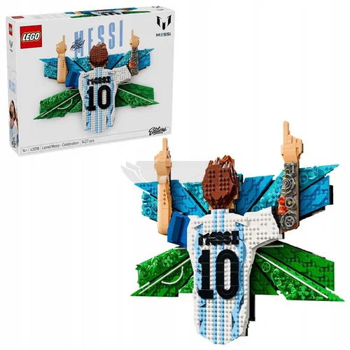 LEGO Editions 43018 Lionel Messi cieszynka, zestaw klocków 14+