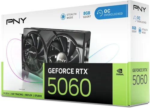 Karta graficzna PNY GeForce RTX 5060 OC Dual Fan 8GB DLSS 4