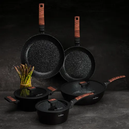 Rondel aluminiowy z pokrywką STARKE PRO ARCHIE WOODEN 1,6 l