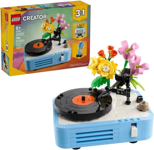 LEGO Creator 3w1 31172 Gramofon z kwiatami