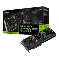 Karta graficzna PNY GeForce RTX 4070 Super XLR8 Gaming Verto Epic-X RGB OC Triple Fan 12GB DLSS 3