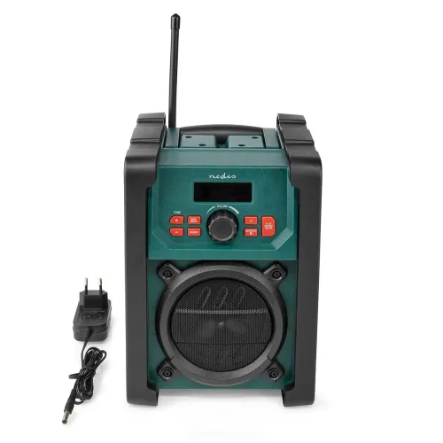 Radioodbiornik Nedis RDDB3100GN Radio FM DAB+ Bluetooth Czarno-zielony