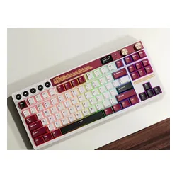 Klawiatura ROYAL KLUDGE RK M87 Famicom Beige Switch