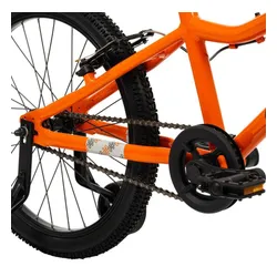 Rower dziecięcy HUFFY Literide Kids 20 cali dla chłopca Pomarańczowo-grafitowy