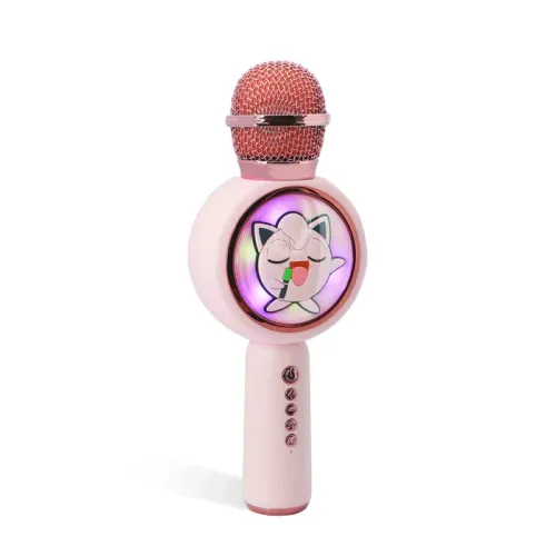 Mikrofon z głośnikiem Bluetooth OTL Technologies Karaoke Pokemon Jiggly 5W Różowy