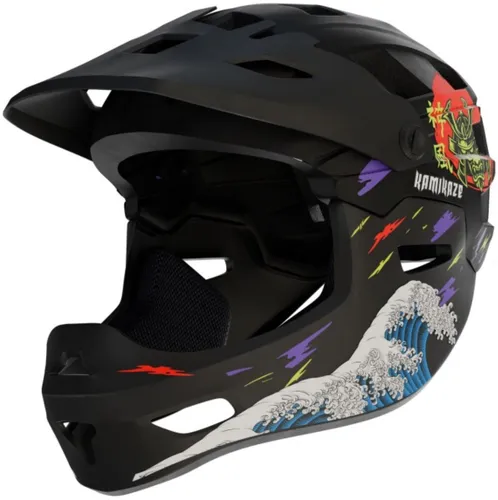 Kask KAMIKAZE Ronin Czarny Full Face (rozmiar L)
