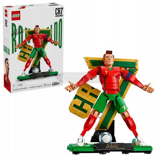 LEGO Editions 43016 Cristiano Ronaldo piłkarska legenda, zestaw klocków