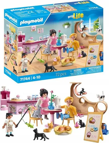 PLAYMOBIL MY LIFE 71744 KOCIA KAWIARNIA zestaw dla dzieci 4+