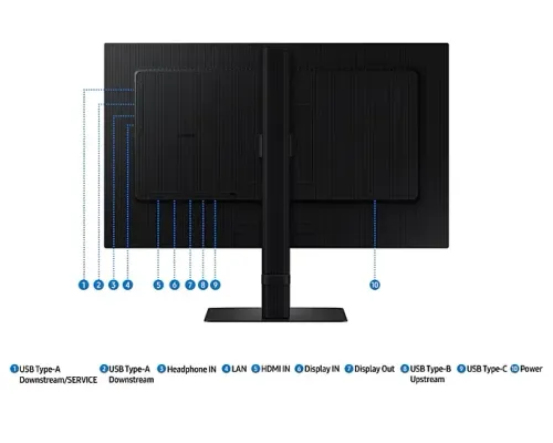 Monitor Samsung ViewFinity S6 S24D600UAU 24" 2K IPS 100Hz 5ms