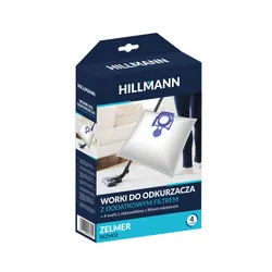 Worki do odkurzacza HILLMANN WZM02 4szt. + filtr