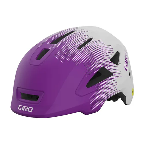 Kask rowerowy dziecięcy Giro Scamp II Integrated Mips Jr matte purple towers