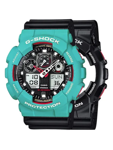 Casio Zegarek SET GA-100-1A4ER + BEZEL 10410475 + PASEK 10347688