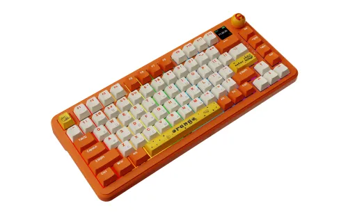 Klawiatura mechaniczna Ajazz AK820 MAX Avocado Switch Pomarańczowy