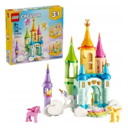 Lego zamek Creator 3w1 - klocki zamek z jednorożcem idealny na prezent