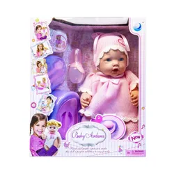 Lalka bobas z zestawem akcesoriów - pije i siusia