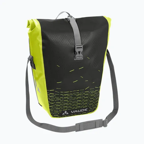 Sakwy rowerowe na bagażnik VAUDE Aqua Back Print Single 24 l black/ bright green