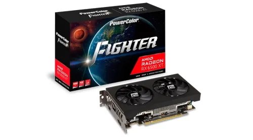 Karta graficzna PowerColor Fighter Radeon RX 6500 XT V3 4GB GDDR6 64bit FSR