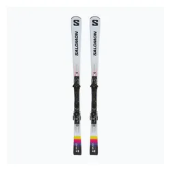 Narty zjazdowe Salomon S/Max Endurance + wiązania M10 GW white/black/acid green