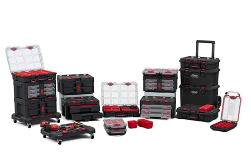 Zestaw skrzynek narzędziowych KETER Stack'N'Roll (3 szt.)