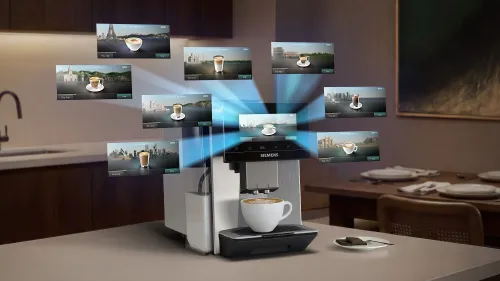 Автоматическая кофемашина Siemens EQ900 iAroma TQ923EZ3 холодный кофе