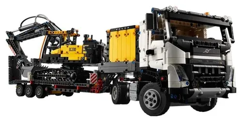 LEGO Technic 42175 грузовик Volvo FMX и экскаватор EC230 Electric