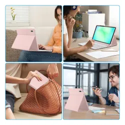 Etui na Samsung Galaxy Tab A9+/A11+ Plus 11.0 TECH-PROTECT SC Pen Różowy + Klawiatura