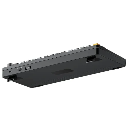 Klawiatura mechaniczna Machenike K600-B82W Gamingowa Bezprzewodowa GR Silver Switch Czarna