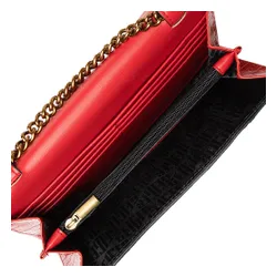 Kurt Geiger K Stripe Lanț Portofel 2548355309 Pieptene Roșu