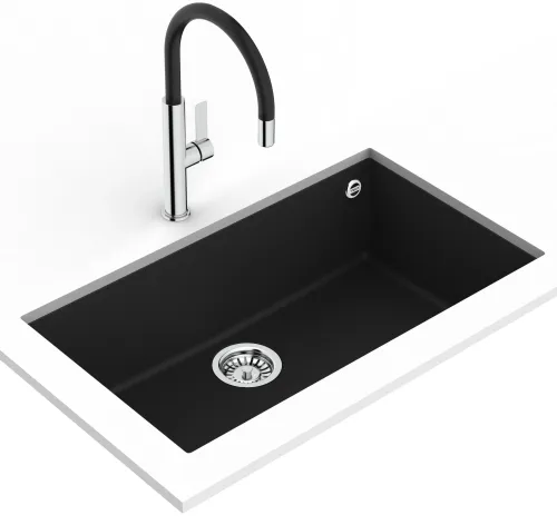 Bateria Teka FOT 995 Chrom/Czarny Mosiądz/Chrom